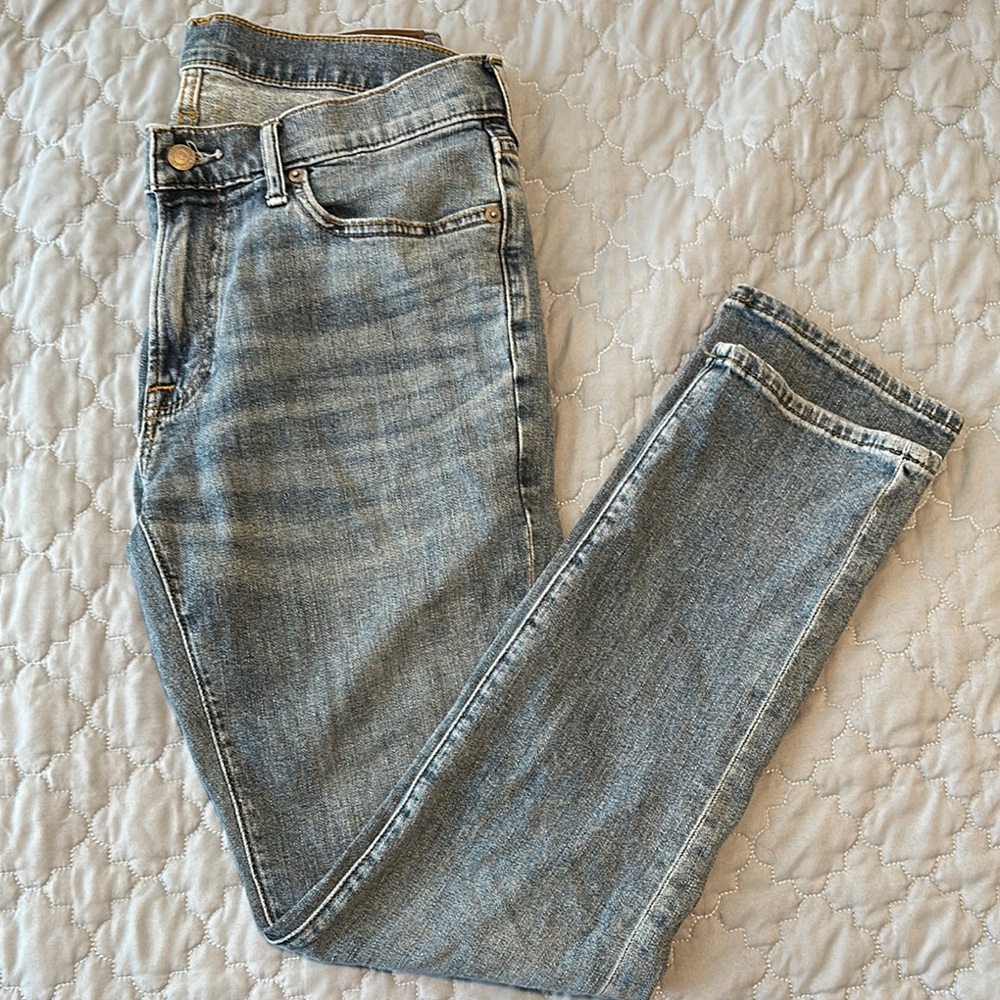 Abercrombie & Fitch Light Blue Skinny Jeans